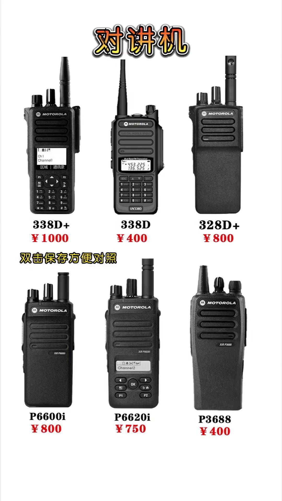 对讲机最值钱的几个型号，遇到一定要注意！